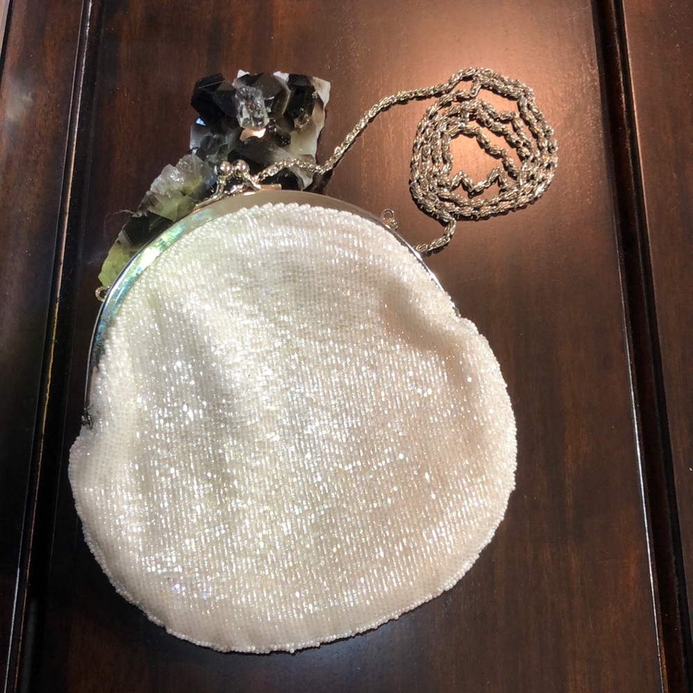 Claudia Barnes Vintage Seed Beaded Bag